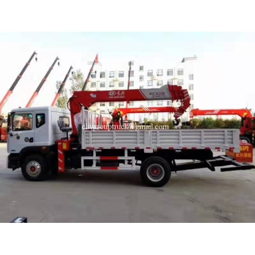 4x2 Telescopic boom mobile mounted crane for truck