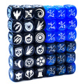 36pcs 12MM Abilities Keywords Counter Dice MTG Dice 1/+1 Counters Bulk Creature Stats Buff Tokens Dice Set (Multicolors)
