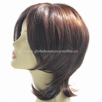 Half Hand-tied Wig, Hand-tied/French Skin, Various Colors are Available, Customized