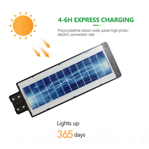 Iluminação pública externa ABS 120W 180W 240W integrada solar LED