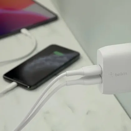 Belkin 24W Dual - Port USB Wall Charger - Fast Charging