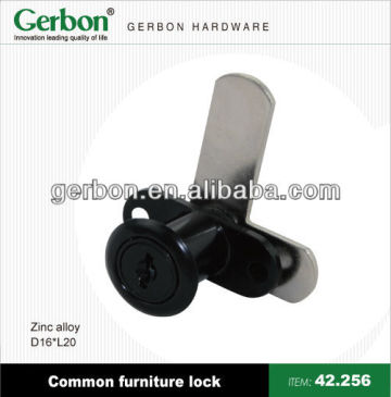Multi-usage metal furniture lock