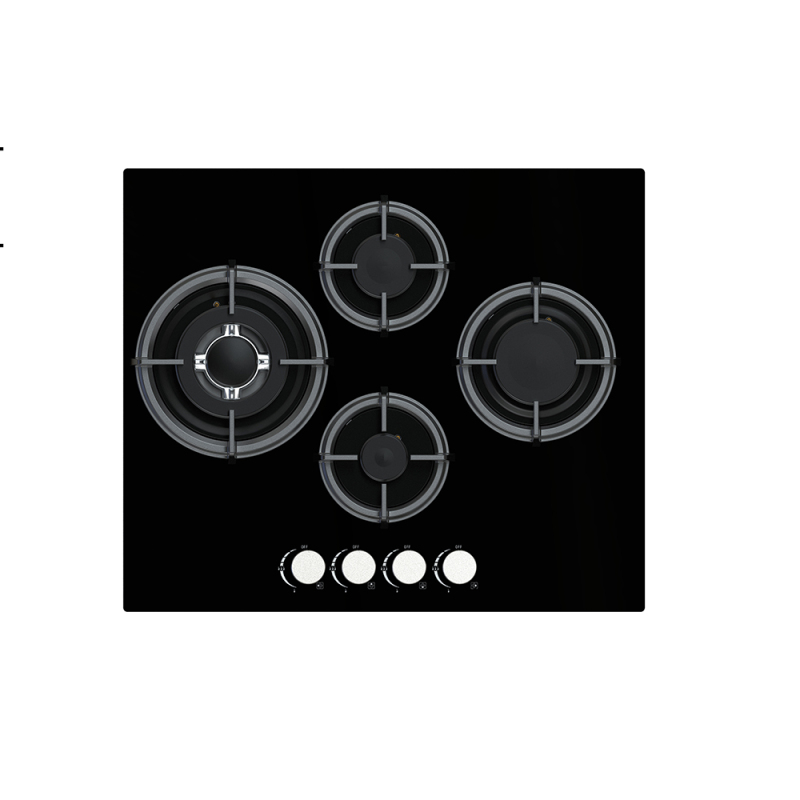 Household Easy to Operation New Model Stainless Steel Materials Stove LGP Gas Hob 70cm Sabaf Burners