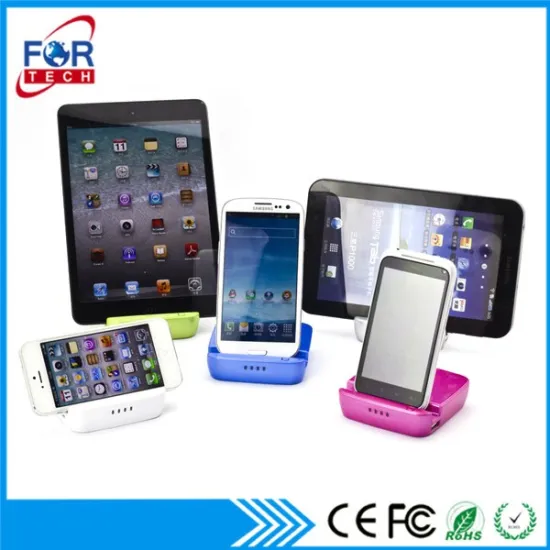 Chinese Supplier Unique Design Best Sell OEM roHs Harga Power Bank 8000mAh with Holder, High Quality roHs Harga Power 8000mAh