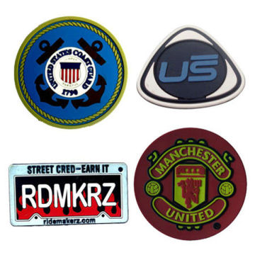 Custom Multi-colored Eco-friendly Garment Silicone Labels With Logo Printing
