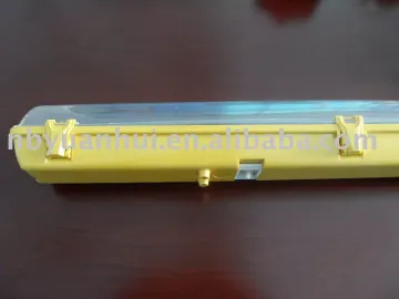 Non Corrosive Fluorescent Fittings (PC/PC), IP65 Vapourproof, weatherproof, vaportight, 1x58W