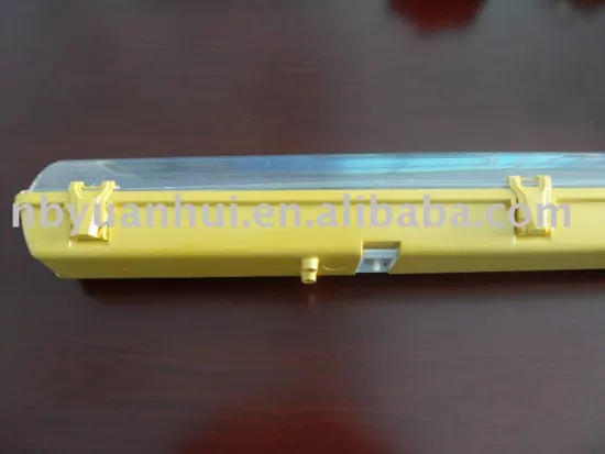 Non Corrosive Fluorescent Fittings (PC/PC), IP65 Vapourproof, weatherproof, vaportight, 1x58W