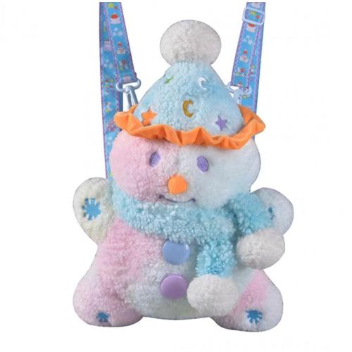 Bagure de sac de poupée en peluche mignonne sac à dos