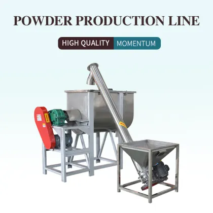 Portable 500Kg Helical Ribbon Spice Stainless Steel Electric Cake Flour Mixing Machine