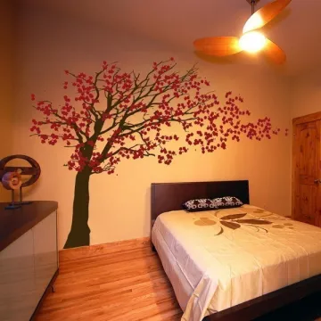 family decorative 3D mural wallpaper and 3D floor art graphic