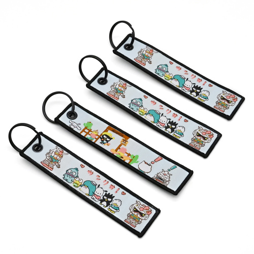 Custom Design Personalized Anime Embroidery Keychain