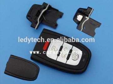 Smart key blank cover Q5 3+1 buttons smart remote key shell with battery