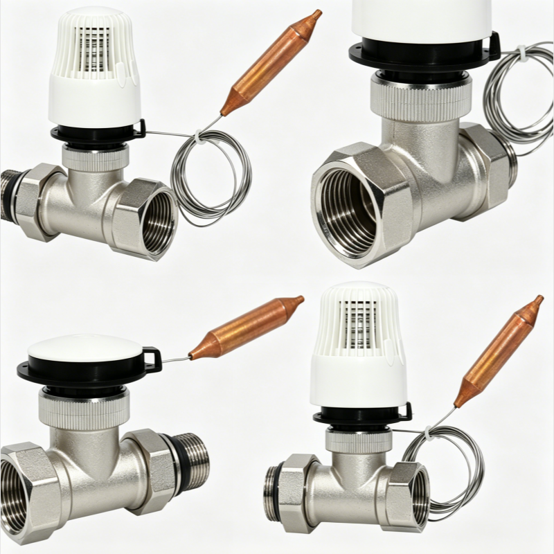 Remote Thermostatic Radiator Valve (Straight Type) (6)