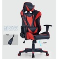 Chaise de jeu ergonomique en cuir PU pour PC Racing