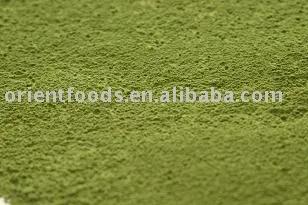 Instant green tea powder