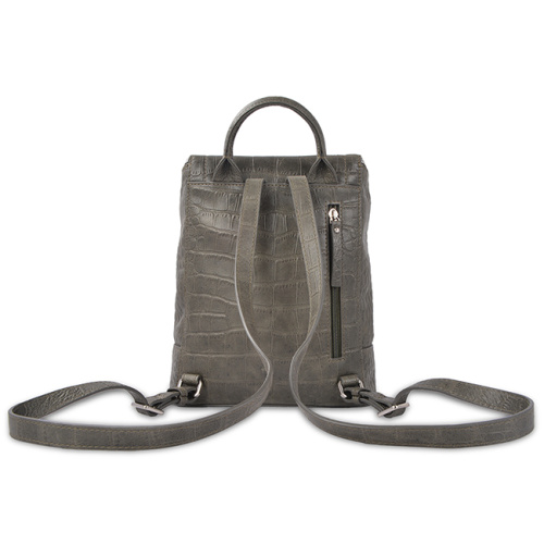 Petit sac à dos en cuir de crocodile véritable de qualité supérieure 2019