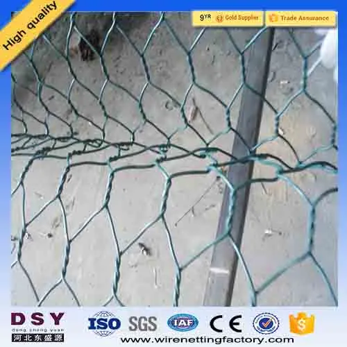 hot dip pvc Hexagonal Wire Mesh factory price