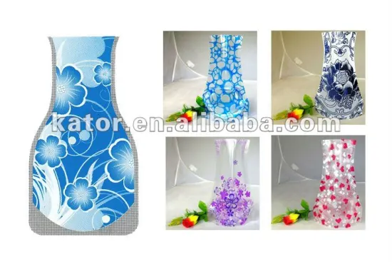 PVC Plastic vase