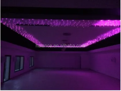 Starry Sky Sauna Room with LED Fiber Optic Lights