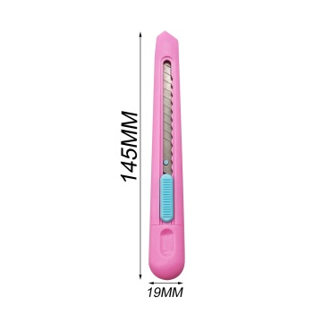 9mm Plastic Handle Snap Off Blade Pocket Knife - Multi-Purpose Mini Utility Knife