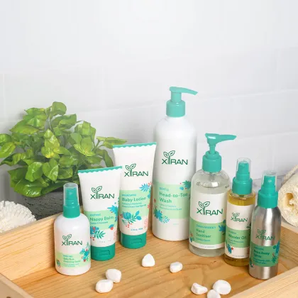 Organic Baby Skin Care Set: Private Label Bathing Products Includes Face Wash and Moisturizing Body Wash