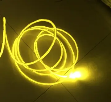 Super Bright 1.0mm Multi-Strand Side Glow Plastic Lighting Fiber Optic Cable