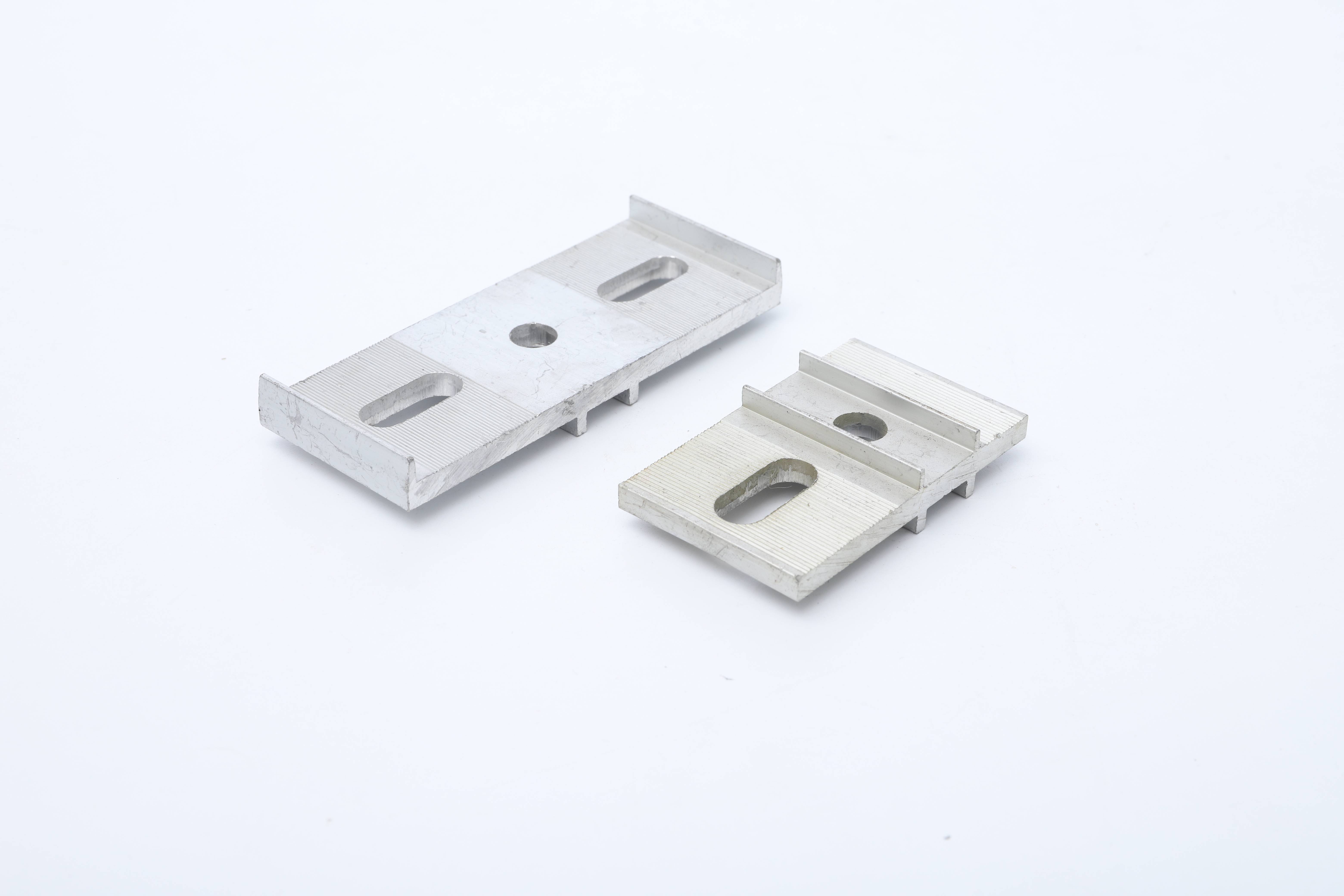 Aliminum end plates PV solar mounting system
