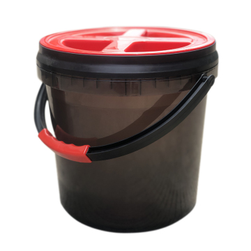 Black Color Car Wash Bucket with Lid for Car Detailing