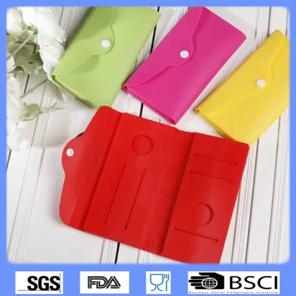 Fashion Envelope Wallet,silicone smart card wallet,silicone wallet
