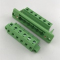 with flange plug through wall panel terminal block