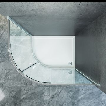 Sally Bath Corner Offset Quadrant Sliding Shower Enclosures