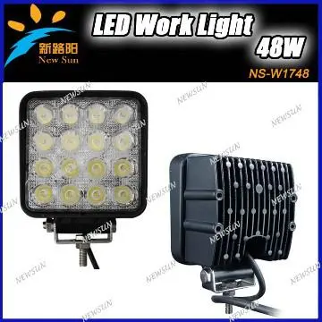 48W LED Work Lamp flood spot beam For SUV Offroad Boat Jeep Car Truck