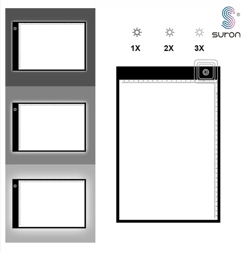 Suron Light Box Drawing A4 Tracing Board