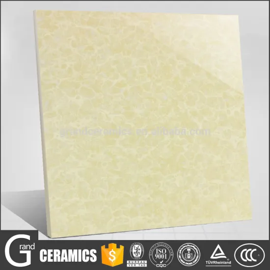 2016 Porcelain polished Double loading tile yellow color HP6003