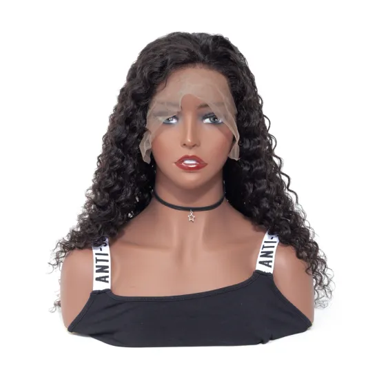 China Manufacturer 100% Cuticle Aligned Brazilian Human Hair Full Lace Wigs