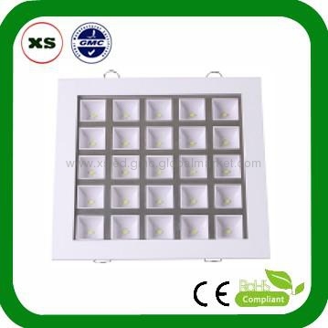 25W Warm white LED Office Grille Light Ceiling Light LED Panel Light