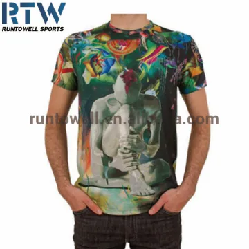 O-neck short sleeve 100% polyester T-shirt