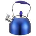 Painting Royal Blue Stainless Steel Whistling Kettle