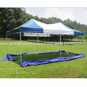 3x6m Folding Canopy Tent with 2 Mountain Tops