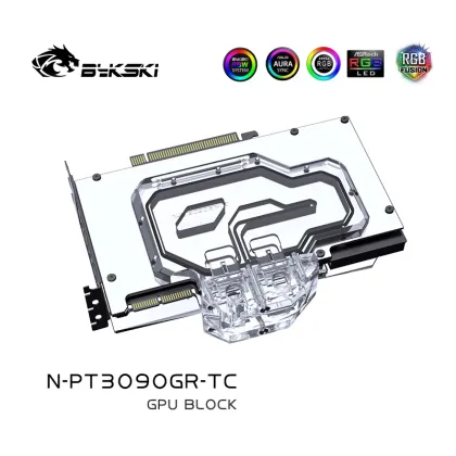 Bykski GPU Active Backplate Block for Palit RTX3090/3080Ti GameRock OC Video Card