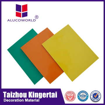 Alucoworld high glossy PE coating sign board acp exterior wall panel cladding