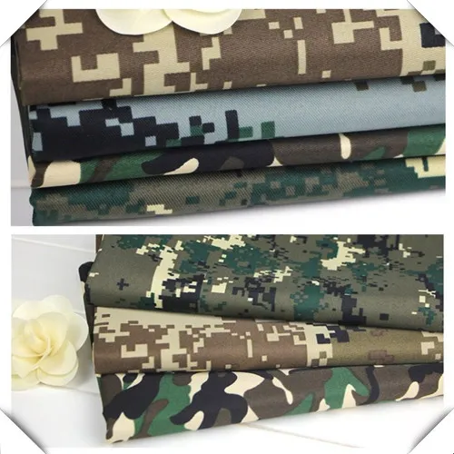 80 Polyester 20 Cotton Twill Printed Fabric For Camouflage