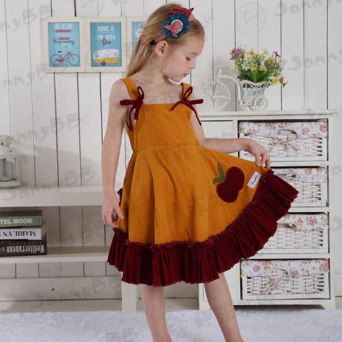 Corduroy Fabric Ruffle Boutique Kleding Sets