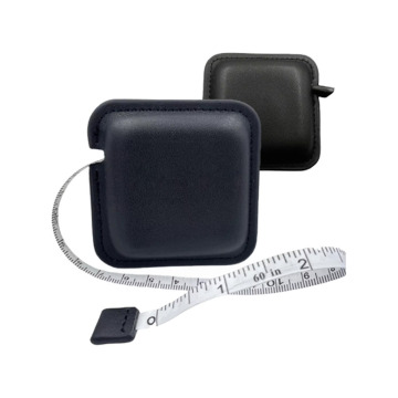 Professional Pure Leather Double-Sided Retractable Tape Measure for Accurate Fabric and Body Measurements