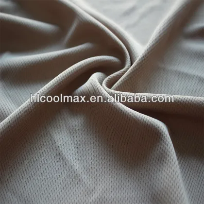 50%polyester 50%coolmax knit mesh fabric