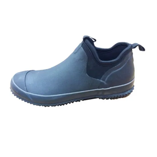 Ankle Black Neoprene Shoes For Men ,Men Neoprene Rubber Shoes
