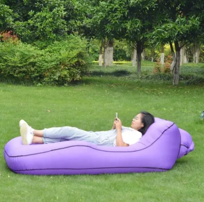 Camping Inflatable Air Lounger Sofa Bed