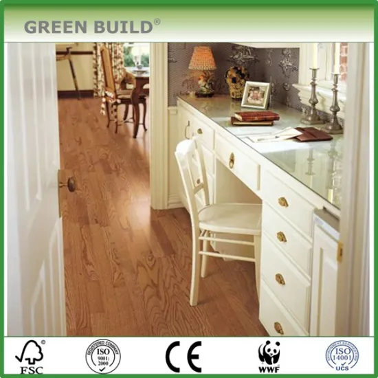 China White-Brushed Ash Solid Wood Flooring