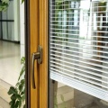 Tempered Low-E Double Glazed Glass With Louvers