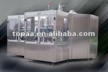 Automatic water washing filling and capping machine